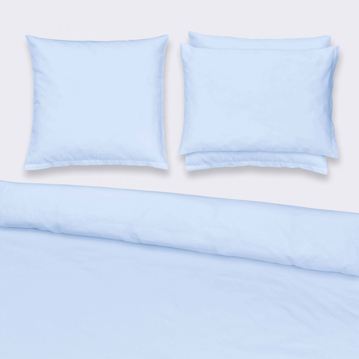 Luxusn Povleen - Christian Fischbacher - Nebesky Modr - 841 - Swiss Premium Satin - Luxury