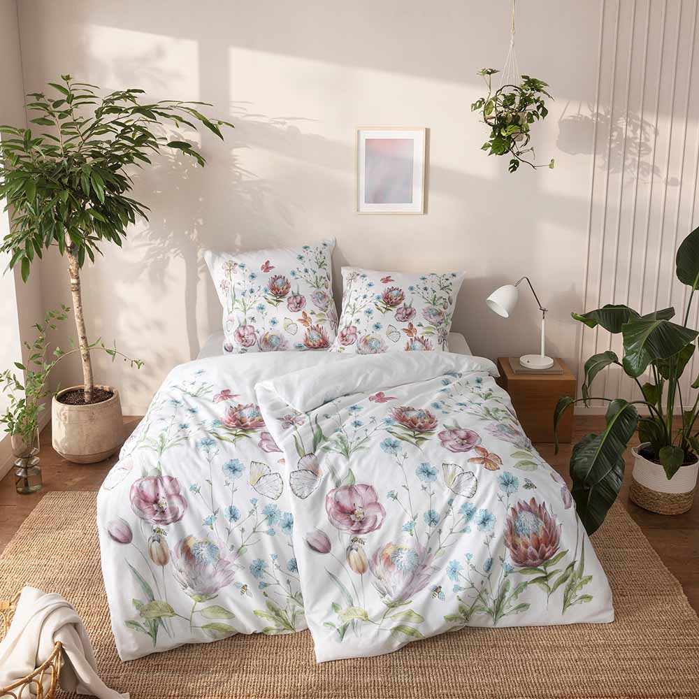 Luxusn Povleen - Josefa Multicolor BIO - Estella - Premium Mako Satn