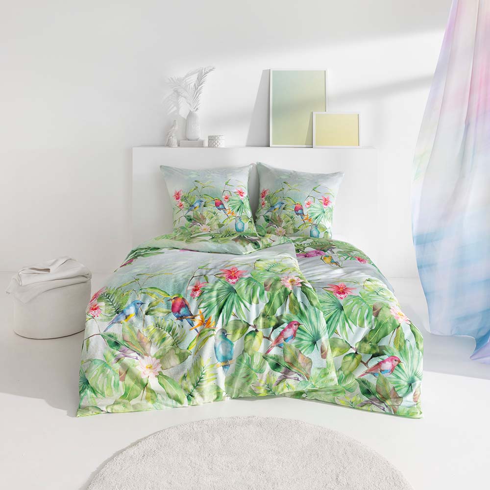 Luxusn Povleen - Clare Zelen - Estella - Premium Mako Satn