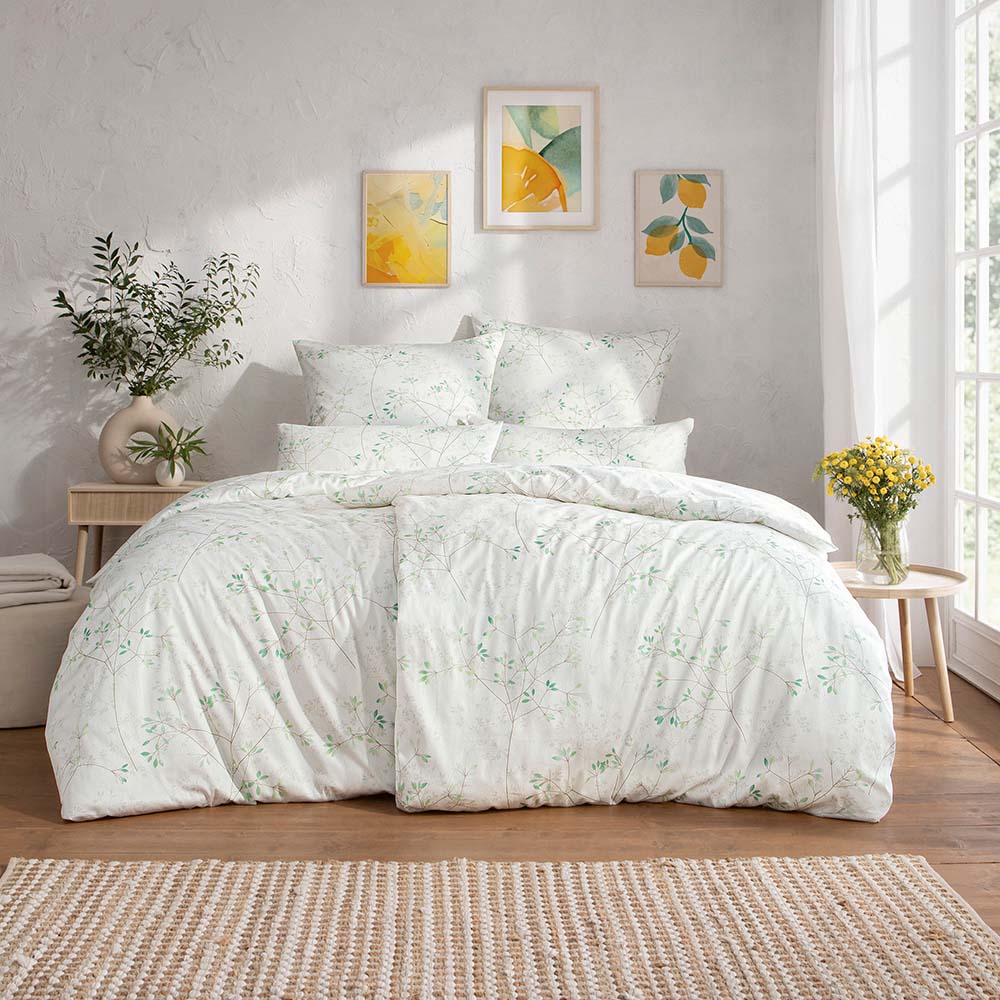 Luxusn Povleen - Svenja Zelen - Estella - Premium Mako Satn