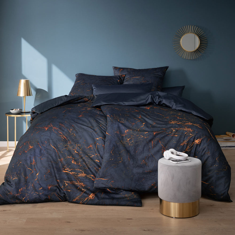 Luxusn Povleen - Raphael  Non Modr - Estella - Premium Mako Satn