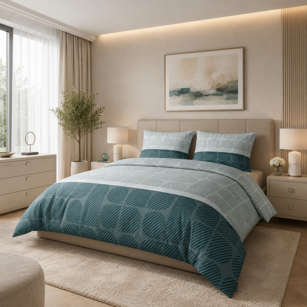 Povle�en� LOOKS by Wolfgang Joop - Park Avenue - Mako Bavln�n� Sat�n - M�stsk� Elegance