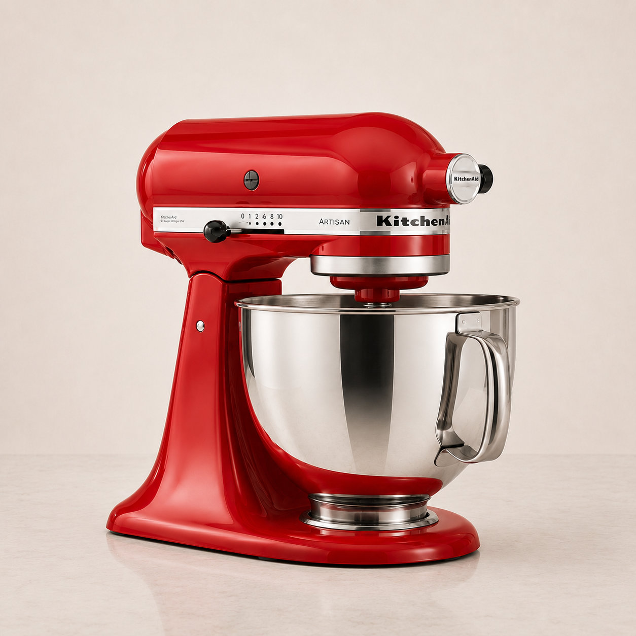 KitchenAid Artisan 4,8 l � Kuchy�sk� Robot - Empire Red