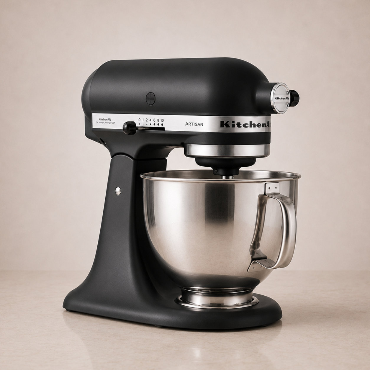 KitchenAid Artisan 4,8 l � Kuchy�sk� Robot - Matt Black